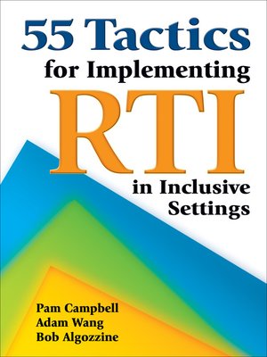 cover image of 55 Tactics for Implementing RTI in Inclusive Settings